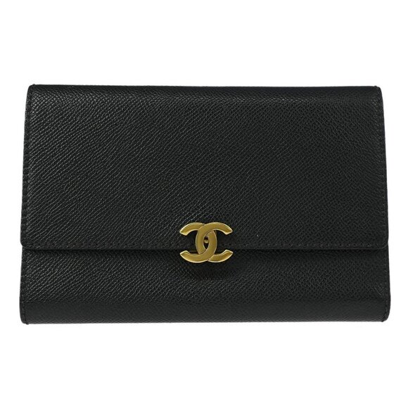 Chanel Black Calfskin Wallet - Picture 1 of 8